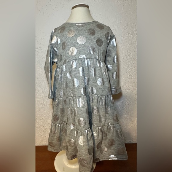 Funtasia Too Other - Funtasia Too silver polka dot dress sz 2T